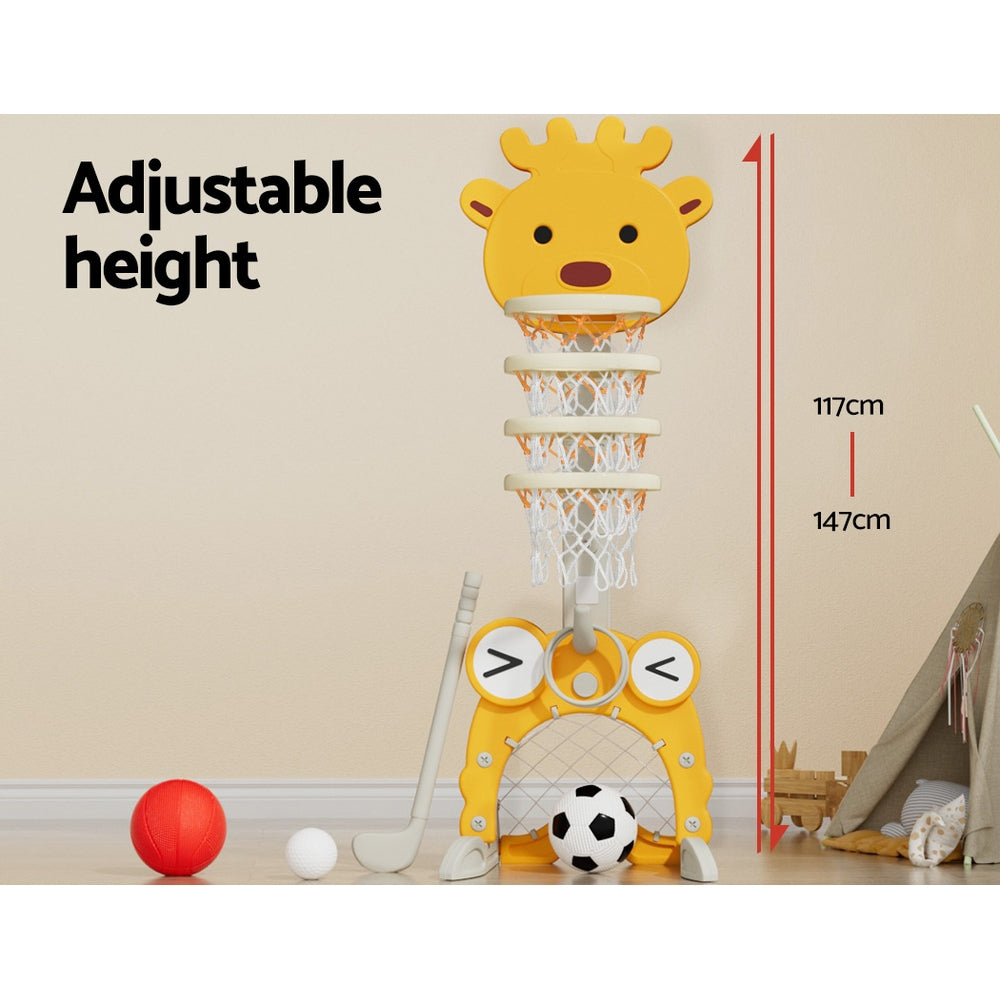 Basketball Hoop Stand 5-in-1