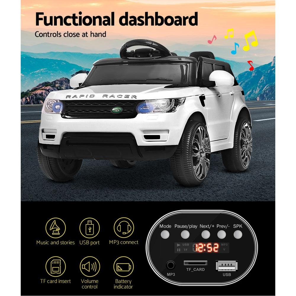 Ride On Range Rover-inspired 12V White