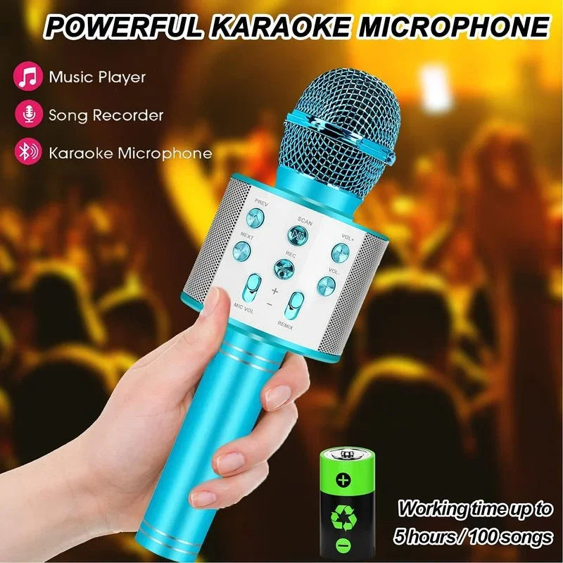 Handheld Karaoke Bluetooth Microphone
