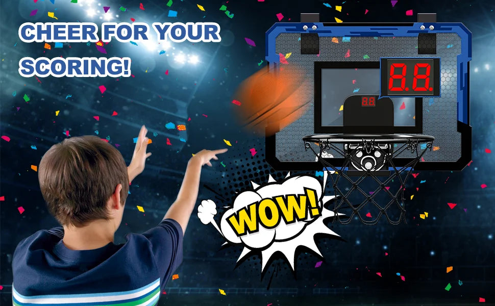 Electric Scoring Basketball Hoop