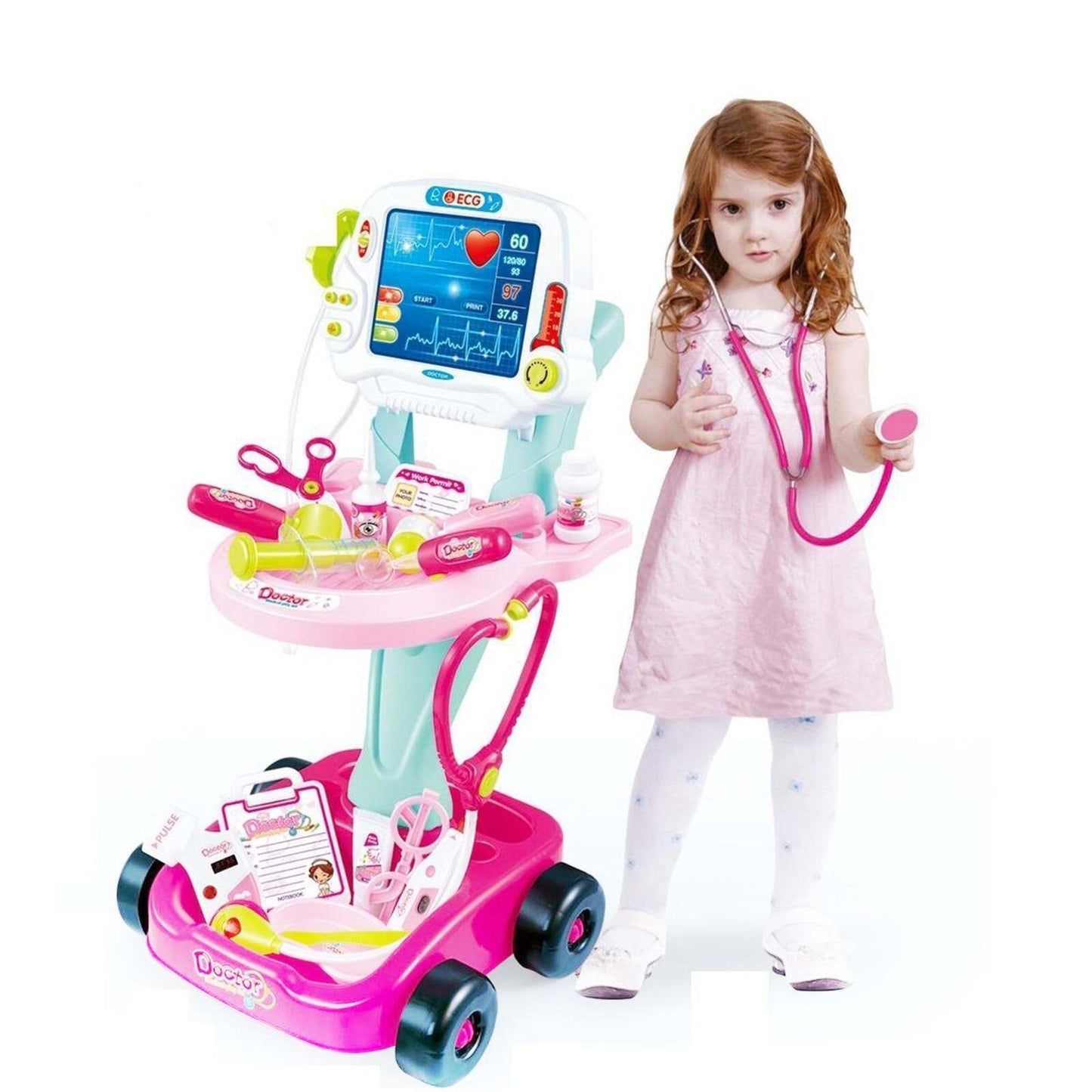 Doctors Medical Cart & ECG Machine