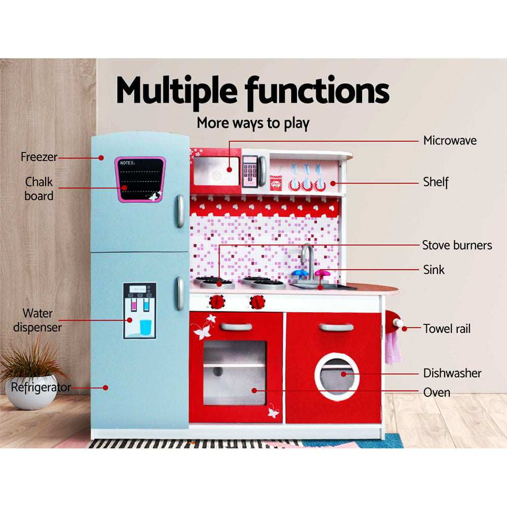 Kitchen Play Set Red