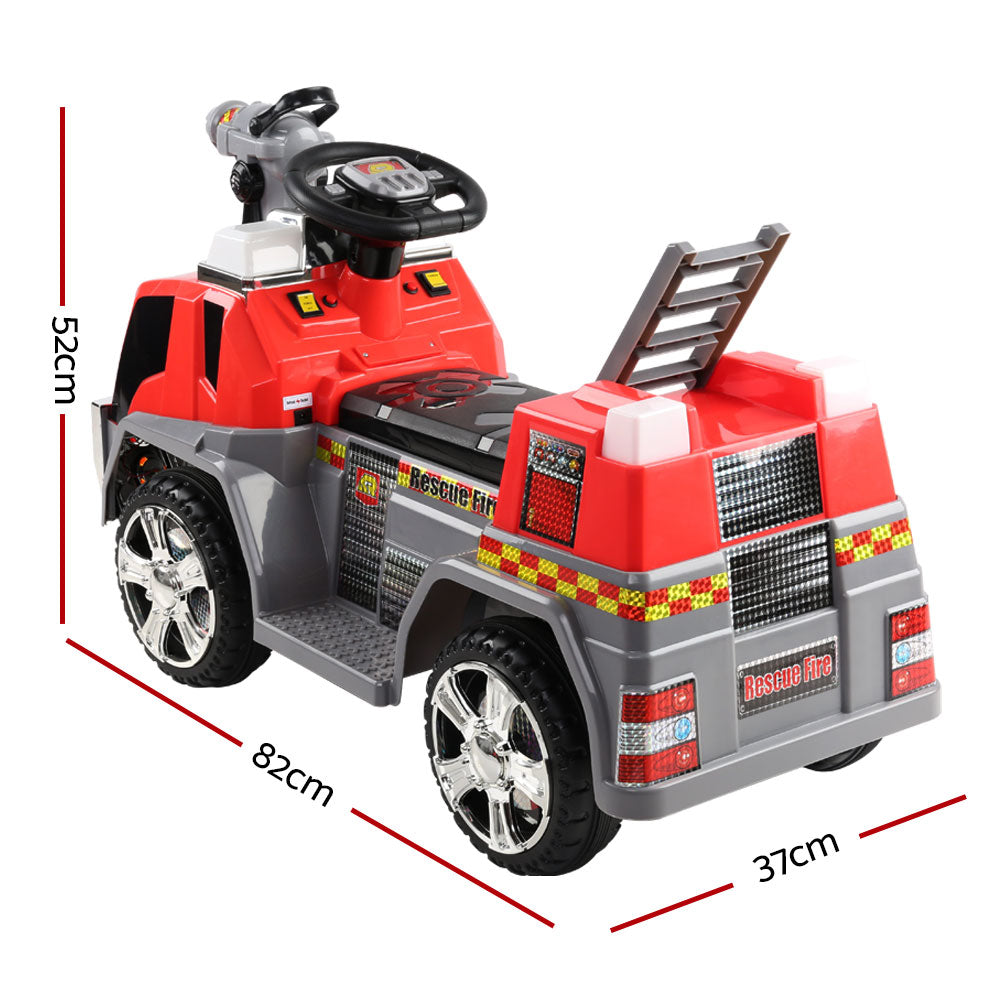 Ride On Car Fire Fighting Truck 6V
