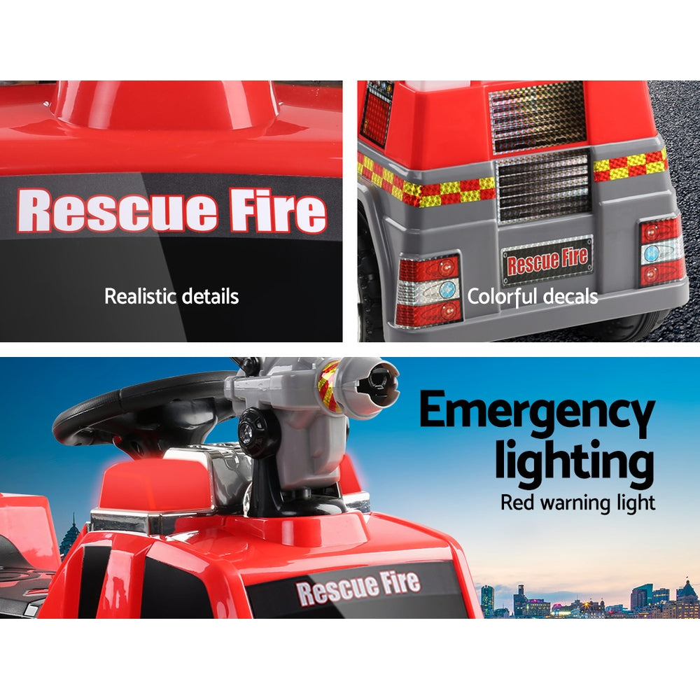 Ride On Car Fire Fighting Truck 6V