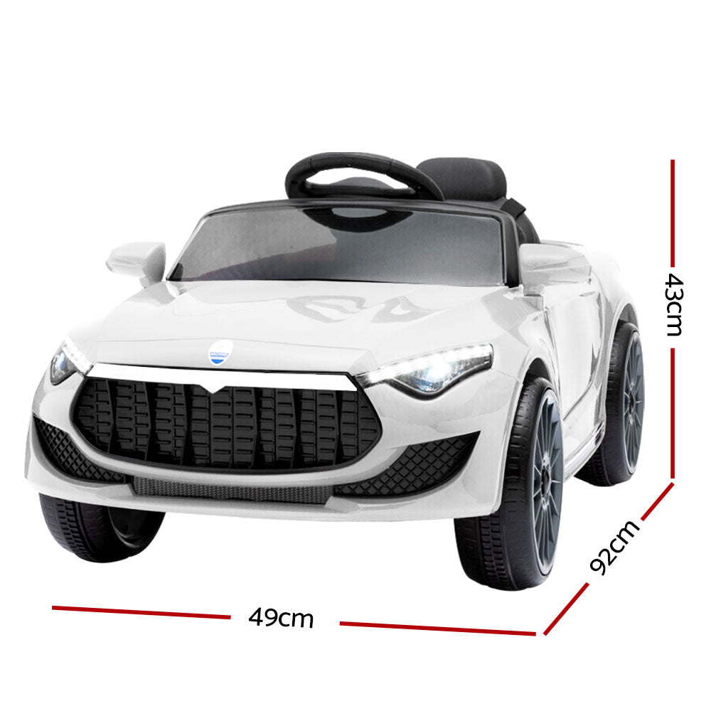 Ride On Car 12V White