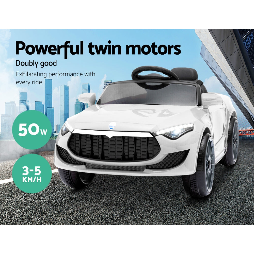Ride On Car 12V White