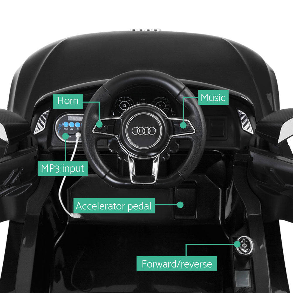 Ride On Car Audi R8 Black