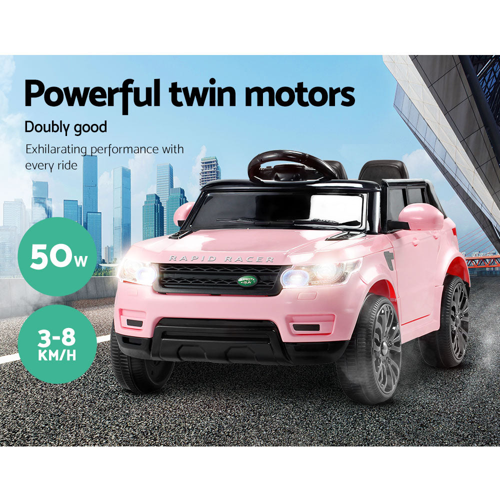 Ride On Car Range Rover 12V Pink
