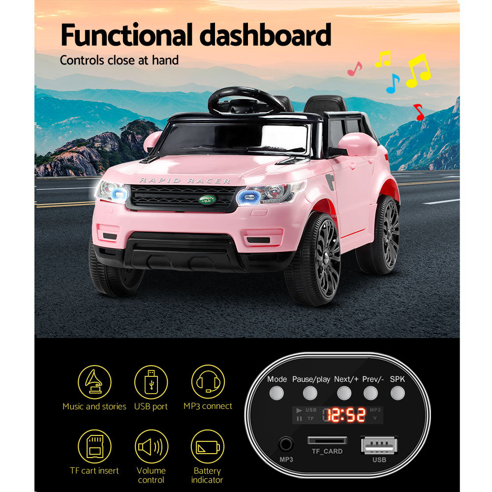 Ride On Car Range Rover 12V Pink