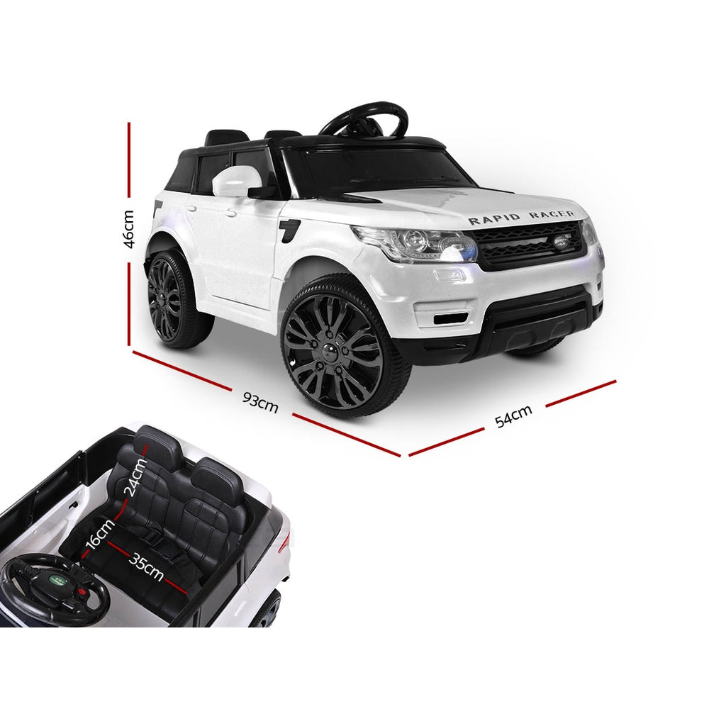 Ride On Range Rover-inspired 12V White