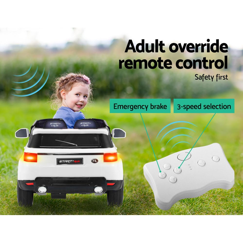 Ride On Range Rover-inspired 12V White