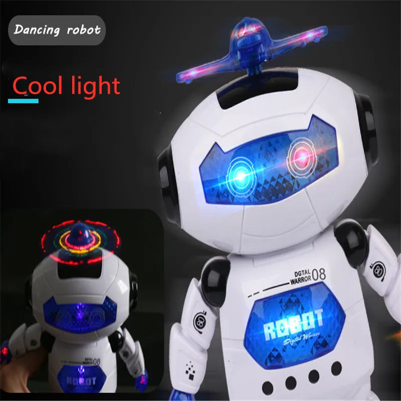 Kids Robot Rotating Dance Toys