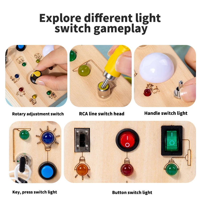 Busy Board with Light
