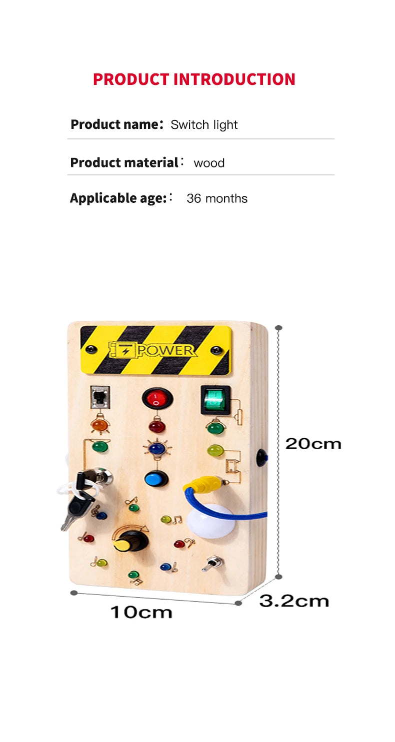 Busy Board with Light