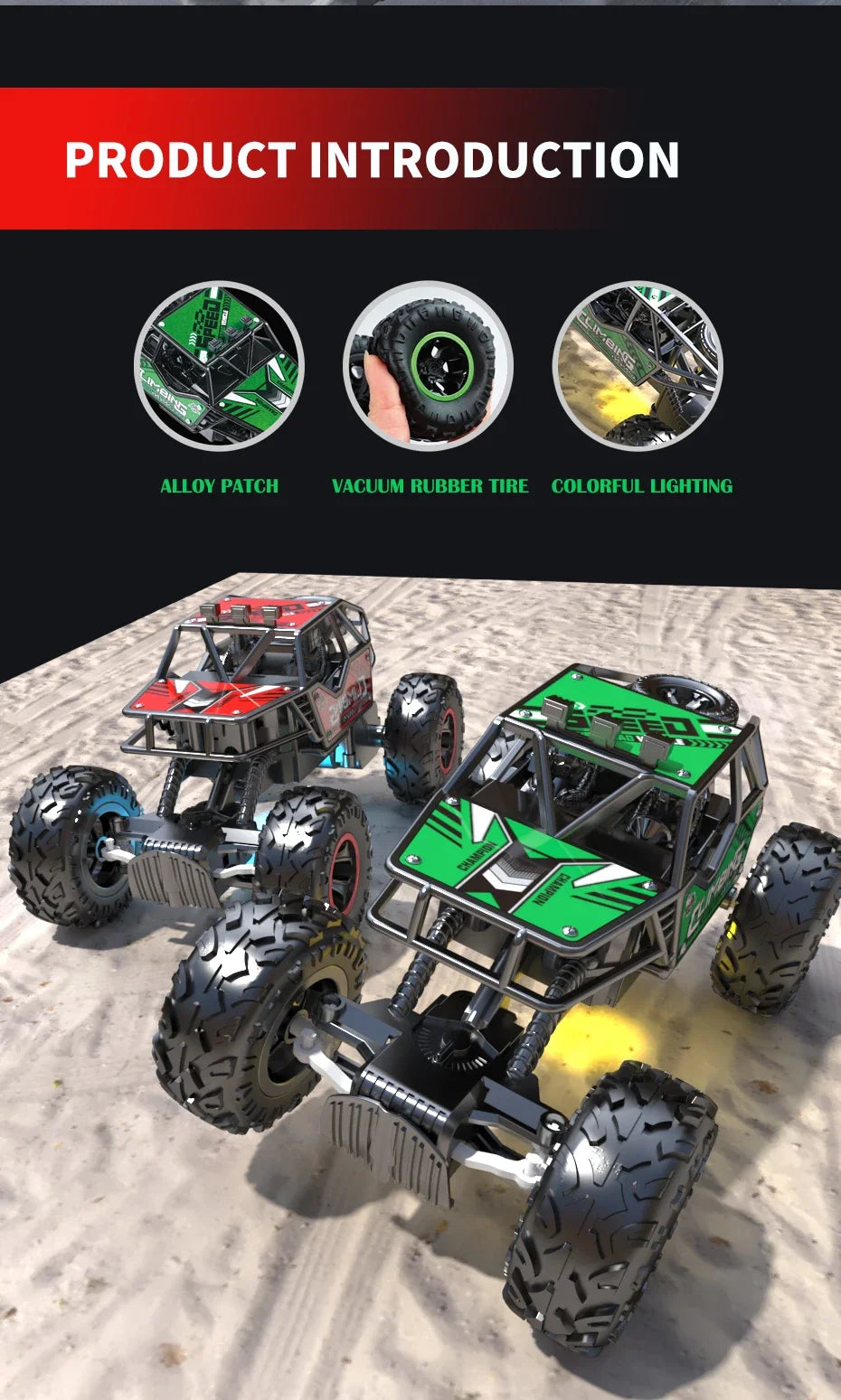 Remote-controlled off-road vehicle