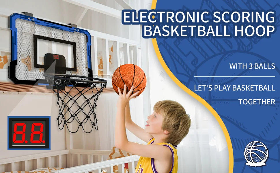 Electric Scoring Basketball Hoop