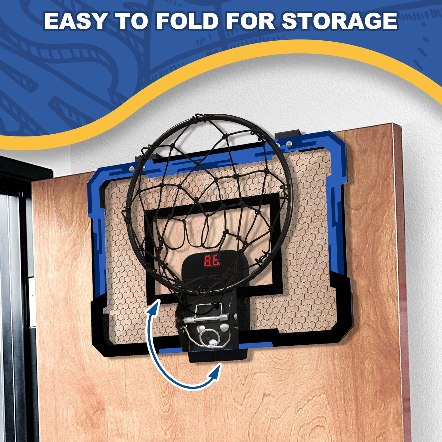 Electric Scoring Basketball Hoop