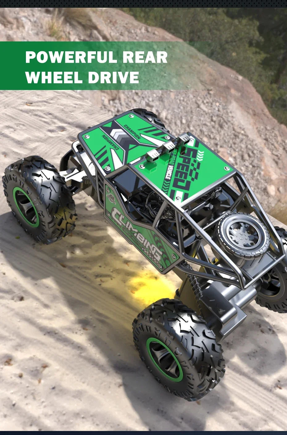 Remote-controlled off-road vehicle