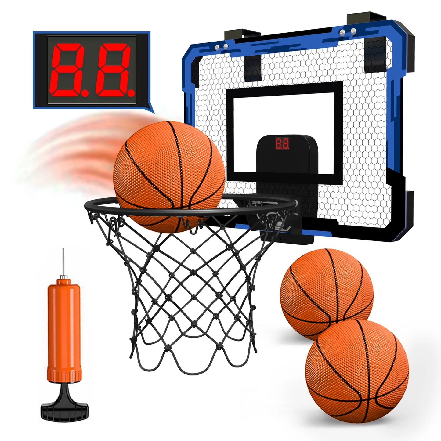 Electric Scoring Basketball Hoop
