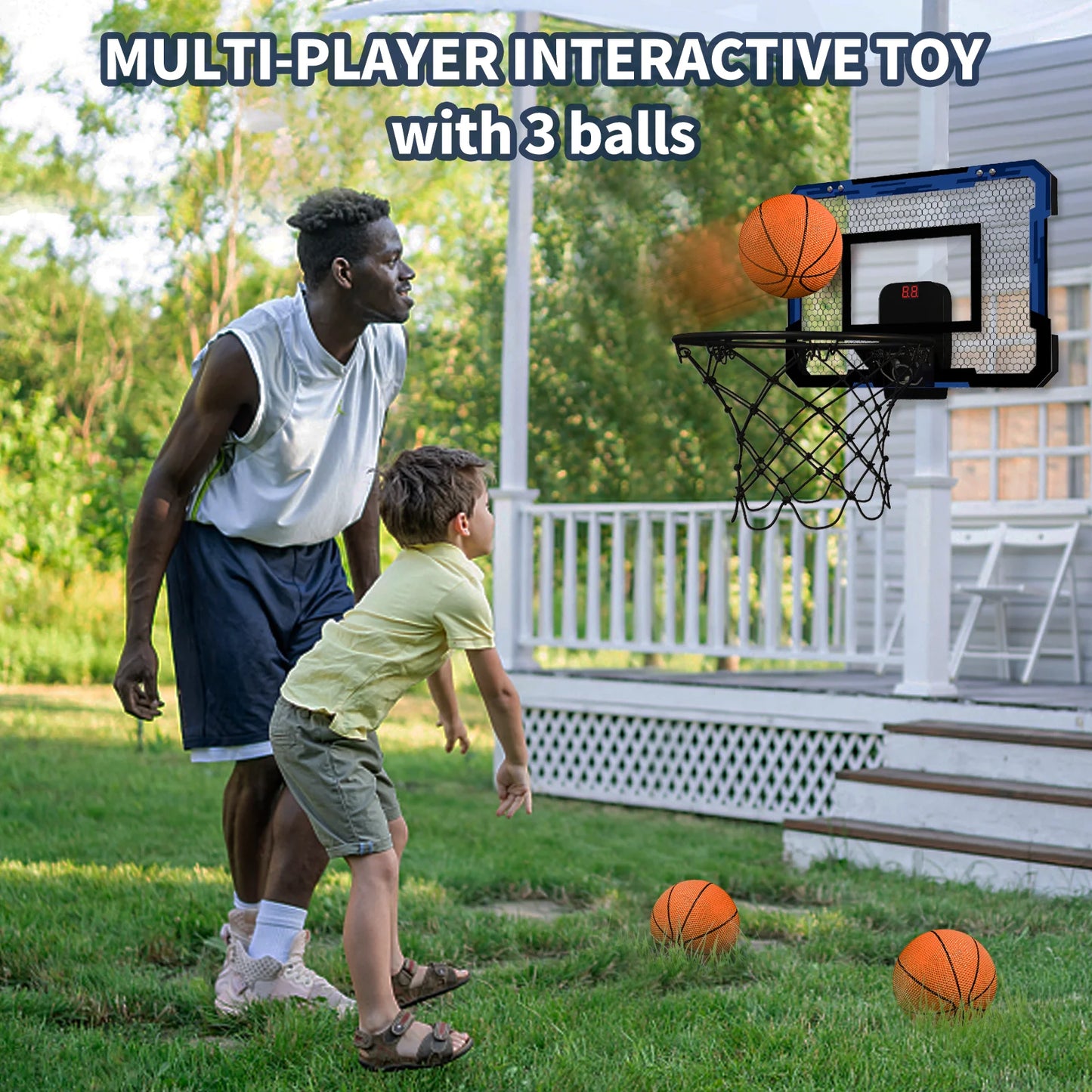 Electric Scoring Basketball Hoop