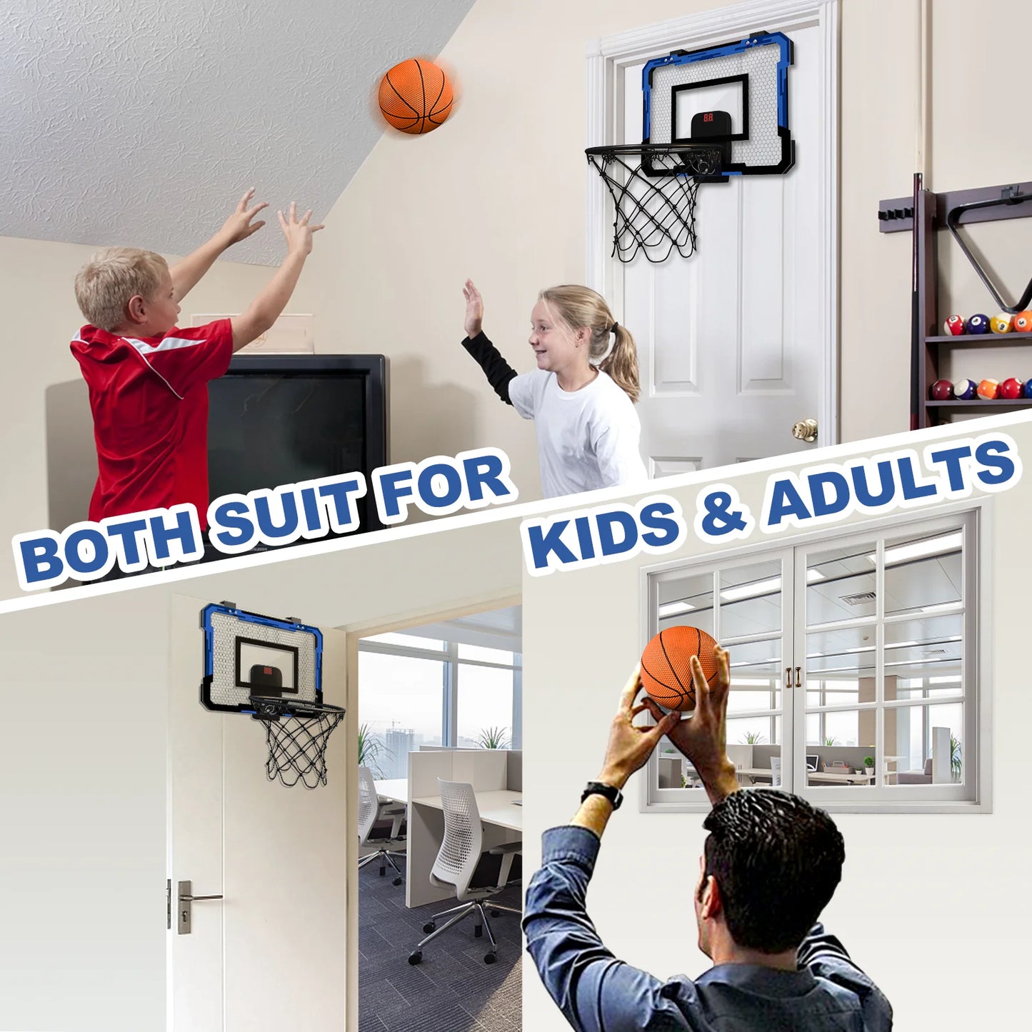 Electric Scoring Basketball Hoop