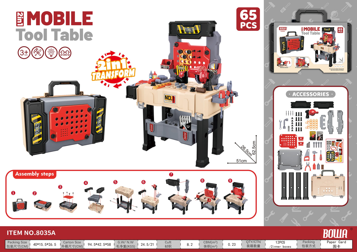 Kids Tool Bench Set