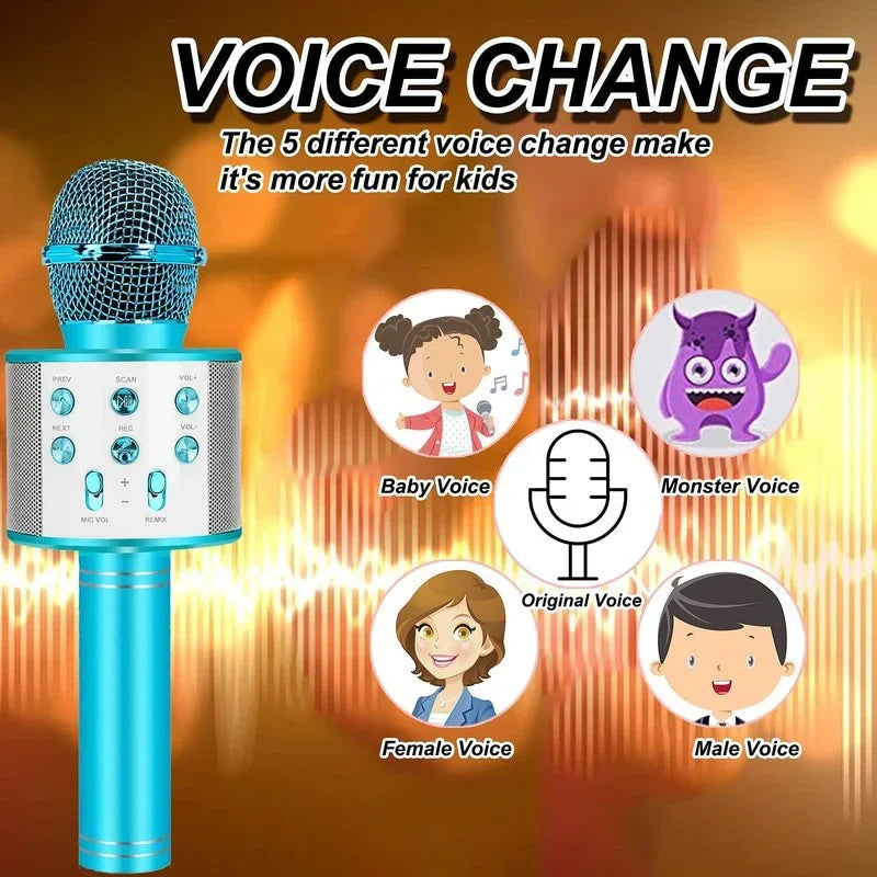 Handheld Karaoke Bluetooth Microphone