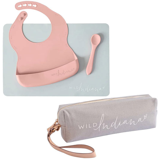 Silicone Baby Bib set