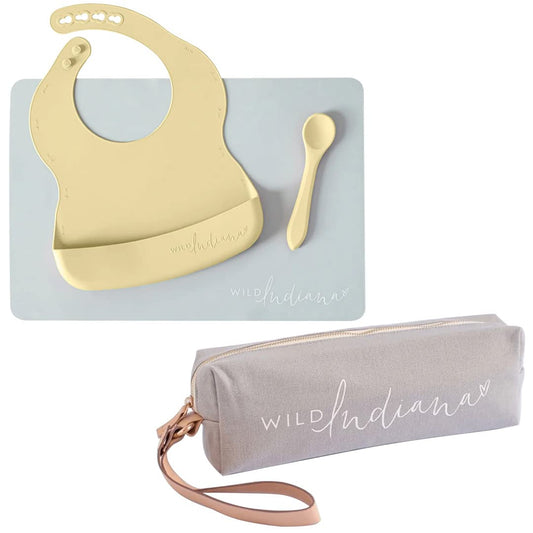 Silicone Baby Bib set