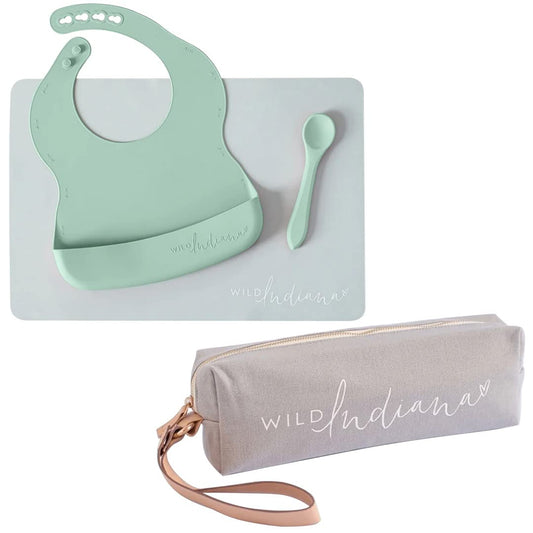 Silicone Baby Bib set