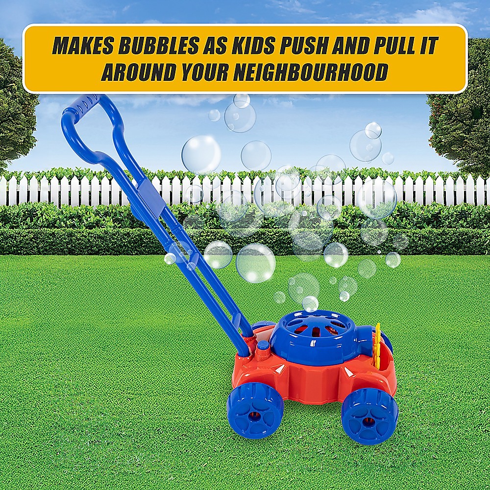 Lawnmower Bubbles Machine